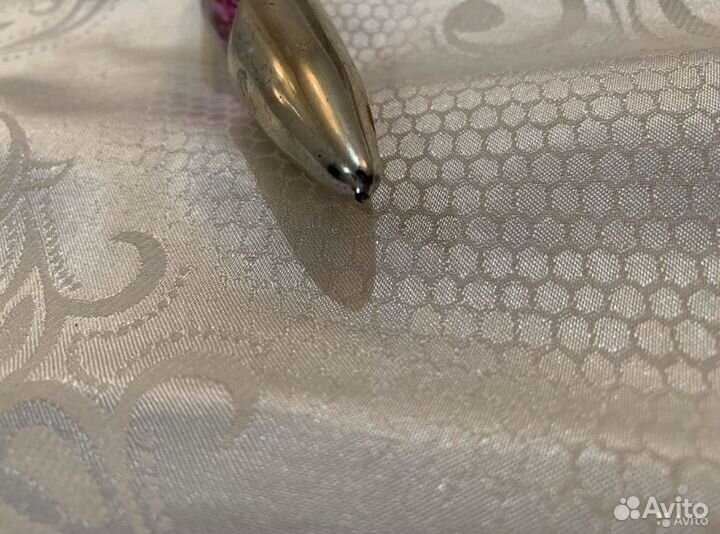 Советская ёлочная игрушка Сосулька