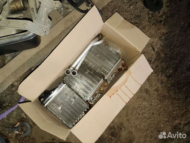 Радиатор печки рено логан патрубок печки отопителя