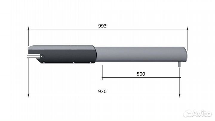 A5000A - Привод 230 В линейный, самоблокирующийся