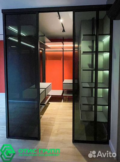 Стеклянные перегородки