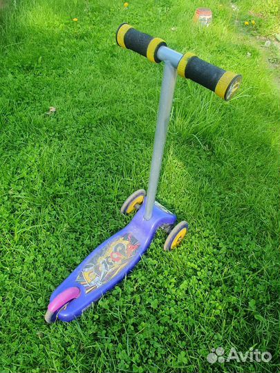 Самокат детский трехколесный бу
