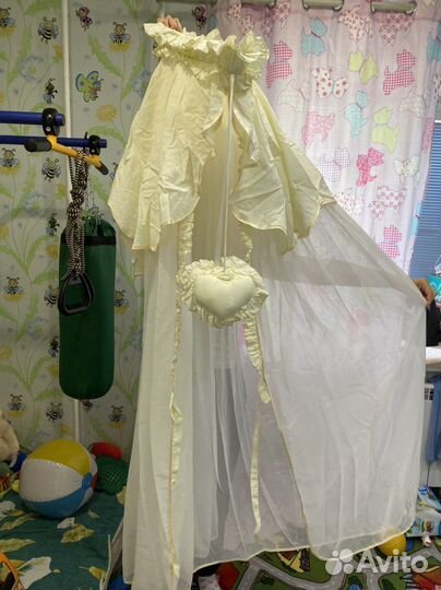 Балдахин в кроватку с держателем