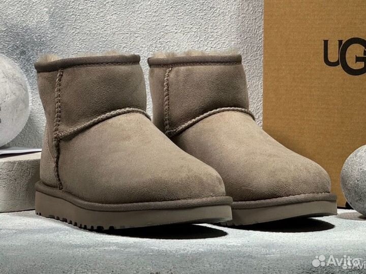 Угги женские Ugg Classic Mini II Smoke