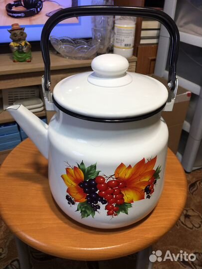 Чайник эмалированный