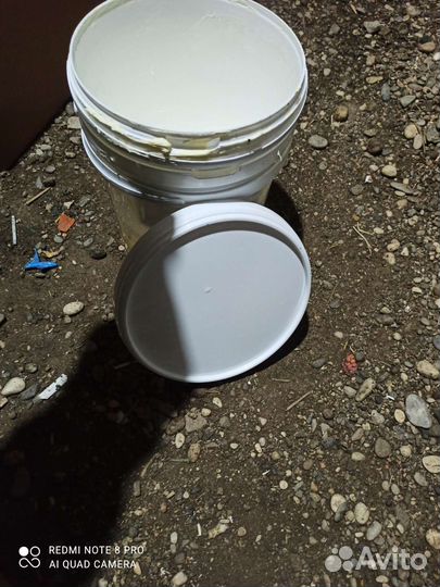 Вёдра пищевые пластиковые с крышками 3 литр