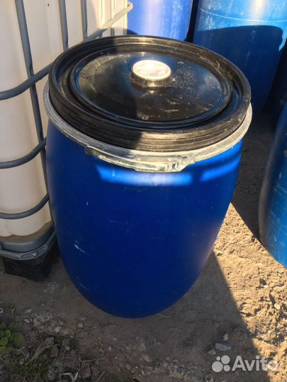 Бочка 130 литров с пропускным клапаном пищевая