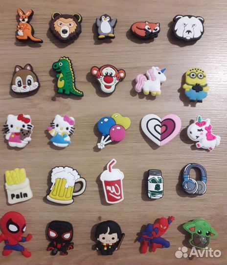 Джибитсы для crocs новые