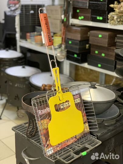 Pешeтка для гриля и баpбeкю