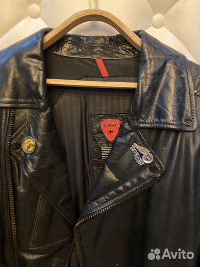 Кожаная мотокуртка косуха оригинал 52-54