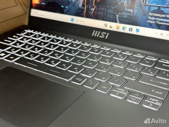 Ноутбук новый MSI I5-1235U IPS матрица