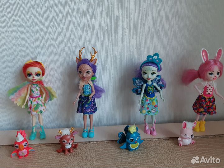 Игрушки пакетами в т.ч. куклы Энчантималс