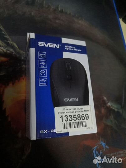 Новая беспроводная мышь sven rx-255w