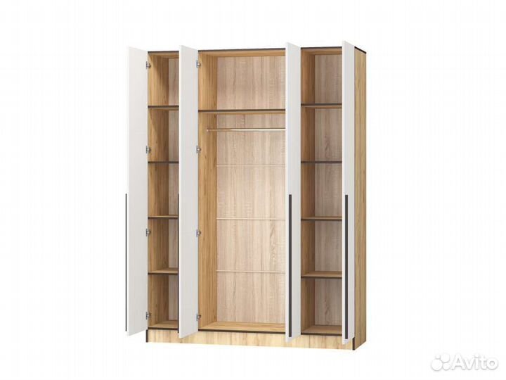 Шкаф с длинными ручками Amsterdam 1,6м