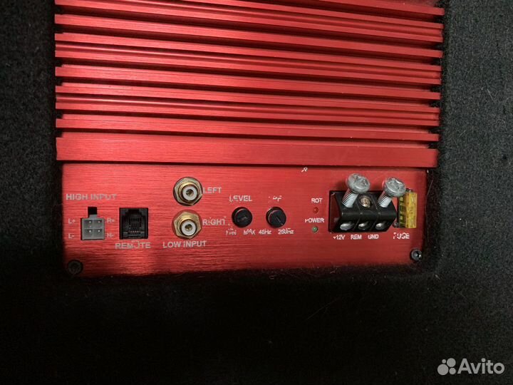 Сабвуфер активный ural black hurricane