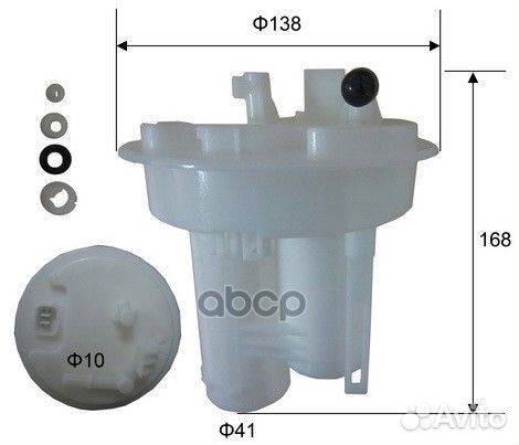 Фильтр топл.subaru outback 2.5 2009- FST27003 A