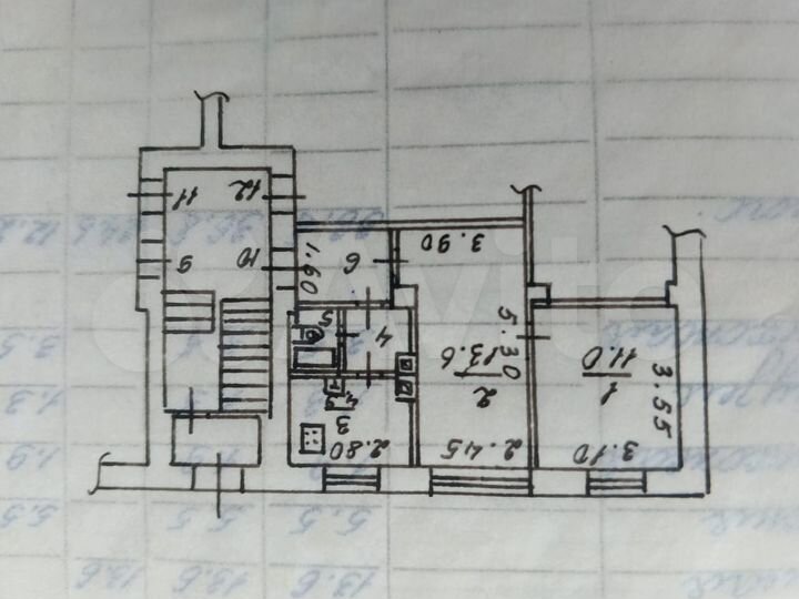 2-к. квартира, 36,8 м², 1/2 эт.