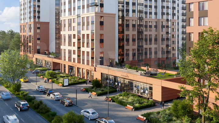 2-к. квартира, 47,9 м², 2/12 эт.