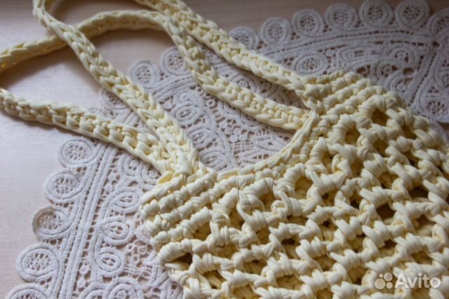 Авоська вязаная ручной работы