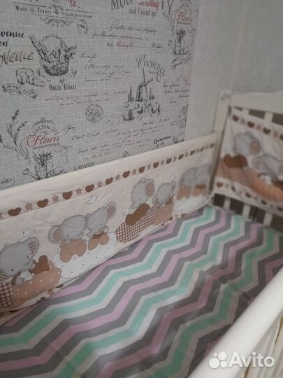 Бортики в детскую кроватку