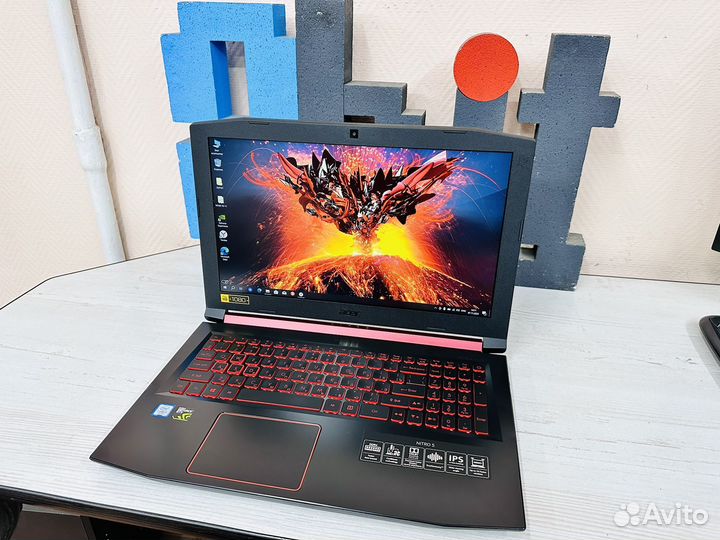 Игровой Acer Nitro 5 GTX 1050 ti 4gb