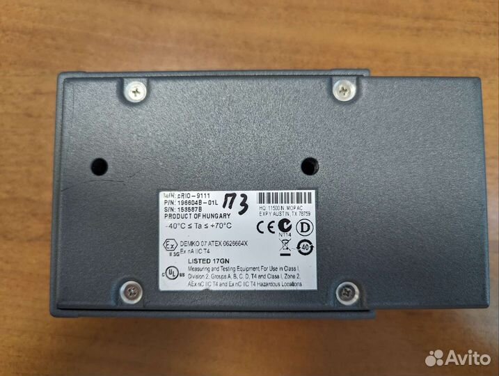 Контроллер NI cRIO-9012 и шасси к нему на 4 и 8