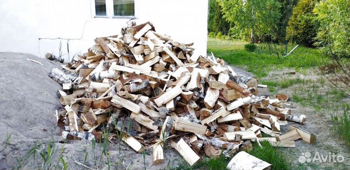 Дрова в укладку любого объема Березовые в Выборге