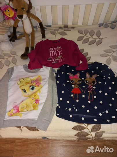 Одежда для девочки пакетом на рост 122