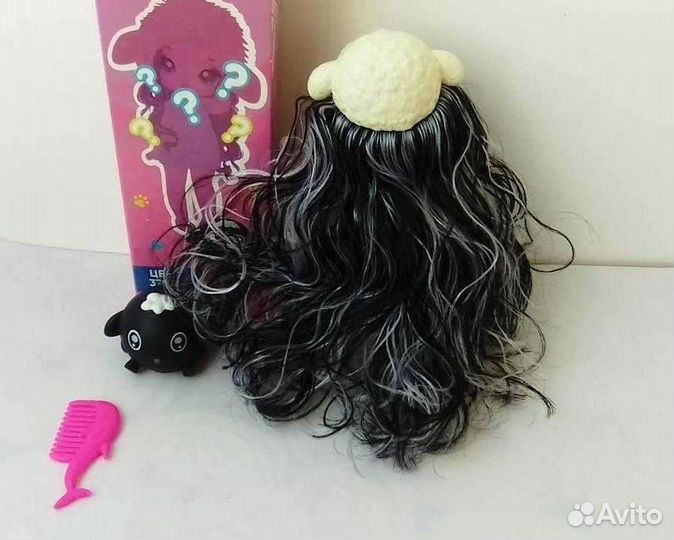 Малышка в костюме овечки,в платье и с овечкой