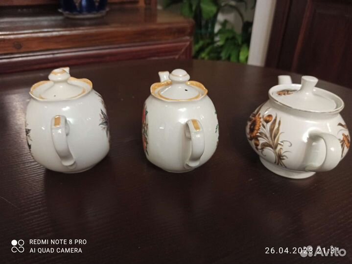 Заварочные чайники, молочники