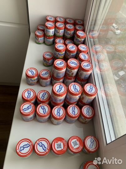 Агуша смесь каши пюре