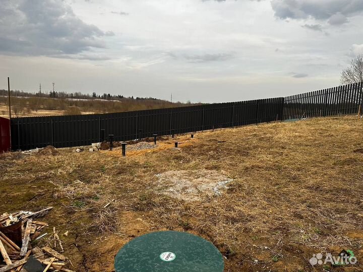 Заборы из профлиста монтаж