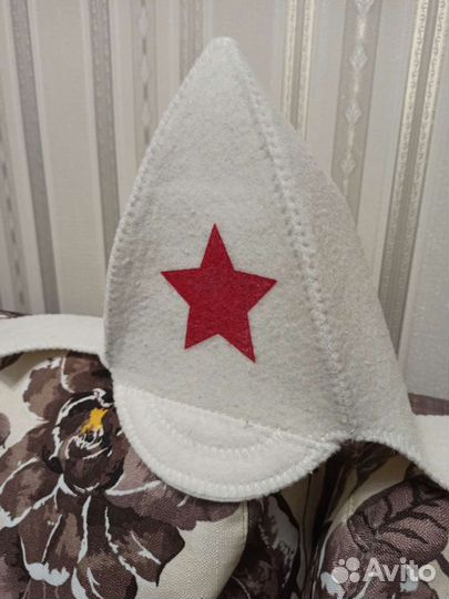 Шапка и рукавицы для бани/сауны