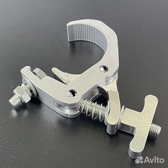 Хомут-струбцина для световых приборов S7 серебр