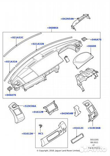 Land Rover Range Rover Sport Панель салона