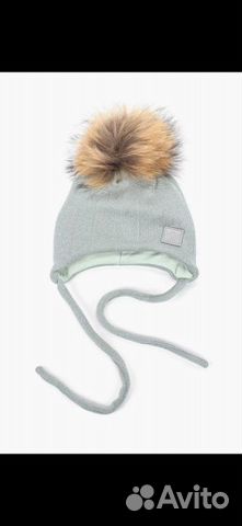 Новая детская шапка HohLoon 54-58 ог мех