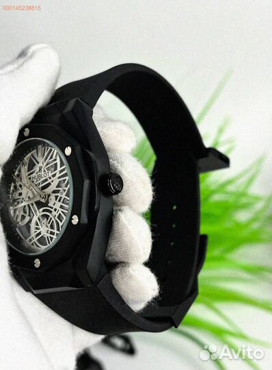 Наручные часы Hublot WHB3 чёрные (Арт.18711)