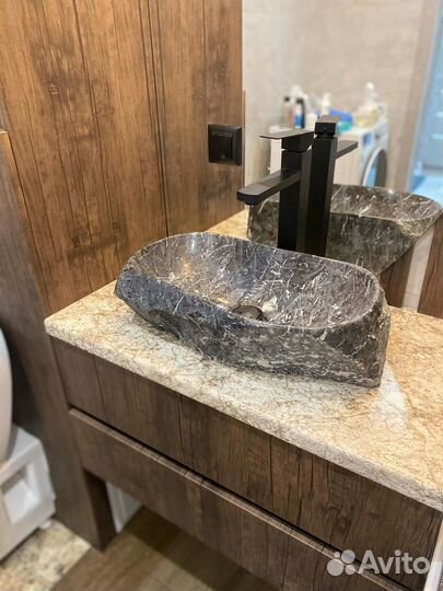 Раковина в ванную из природного камня