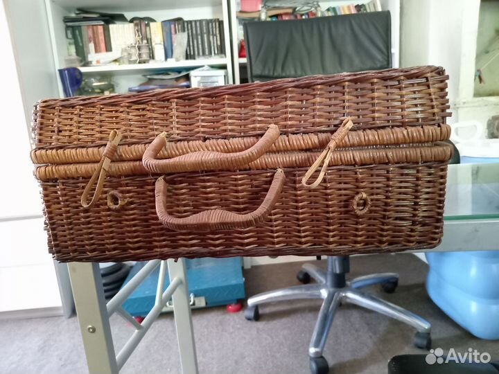 Сундучек плетёный интерьерный