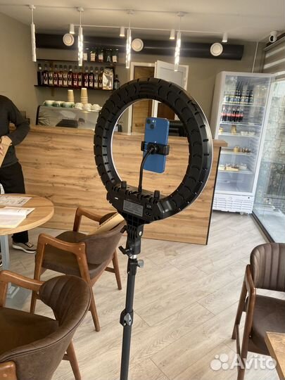 Кольцевая лампа со штативом 36 см