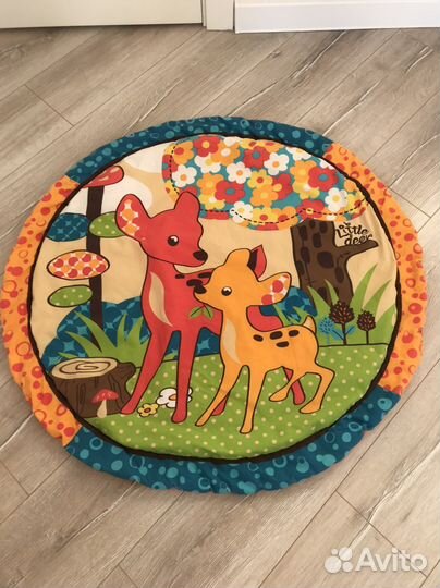 Развивающий детский коврик Жирафики