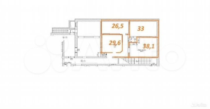 Свободного назначения, 33 м²