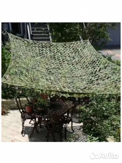 Маскировочная сетка, затеняющая