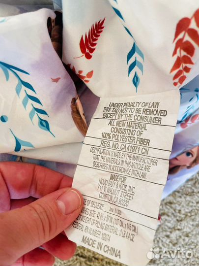 Комплект из двух простыней 120на60