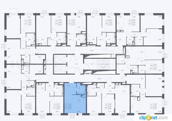 Квартира-студия, 26,7 м², 2/16 эт.