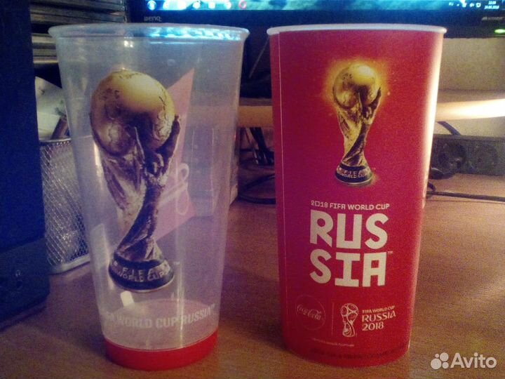 Стаканы Coca-Cola и Bud с чемпионата мира 2018