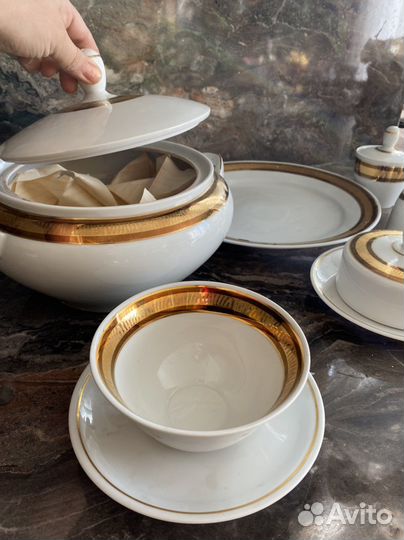 Набор столовой посуды германия форфор из гдр