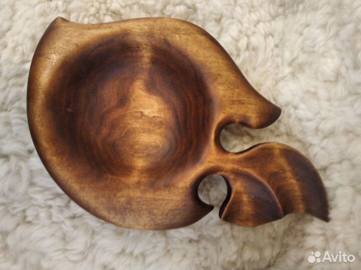 Конфетница декоративная (деревянная рыбка)