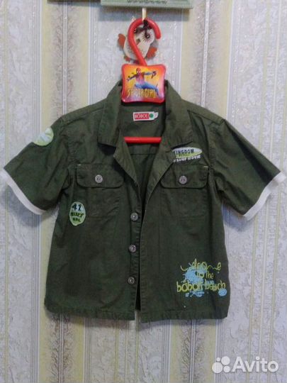 Рубашки на мальчика 3-6 лет