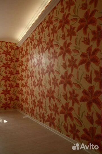 Поклейка обоев