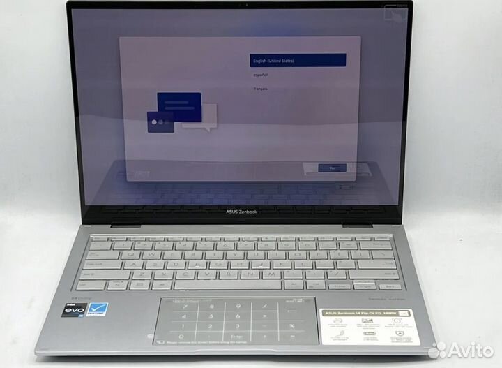 2023 2.8k Сенсорный Asus Zenbook flip i5 13gn 90гц